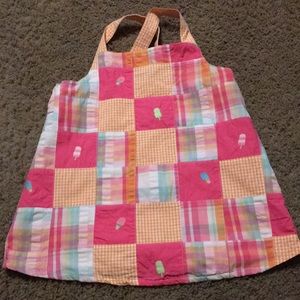 Vintage Gymboree Popsicle Party patchwork top Sz 8